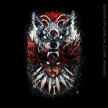 Load image into Gallery viewer, Shirts Magnets / 3"x3" / Black Wolf Princess