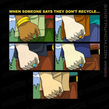 Load image into Gallery viewer, Shirts Magnets / 3"x3" / Black Planet Fist