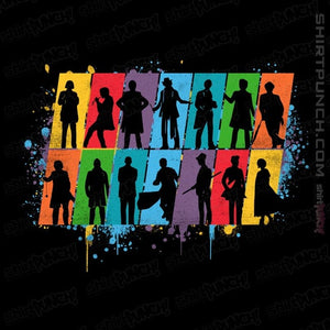 Daily_Deal_Shirts Magnets / 3"x3" / Black Timelords