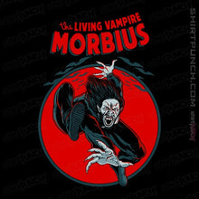 Load image into Gallery viewer, Shirts Magnets / 3"x3" / Black The Living Vampire Morbius
