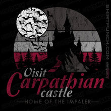 Load image into Gallery viewer, Daily_Deal_Shirts Magnets / 3"x3" / Black Visit Carpathian Castle
