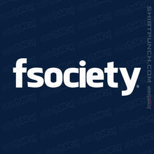 Load image into Gallery viewer, Shirts Magnets / 3"x3" / Navy fsociety