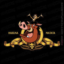 Load image into Gallery viewer, Daily_Deal_Shirts Magnets / 3"x3" / Black Hakuna Matata Studios