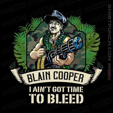 Load image into Gallery viewer, Shirts Magnets / 3"x3" / Black No Time To Bleed