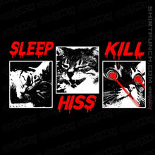 Load image into Gallery viewer, Daily_Deal_Shirts Magnets / 3"x3" / Black Sleep Hiss Kill
