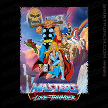 Load image into Gallery viewer, Daily_Deal_Shirts Magnets / 3"x3" / Black Masters Of Love And Thunder