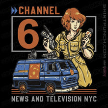 Load image into Gallery viewer, Daily_Deal_Shirts Magnets / 3"x3" / Black Channel 6 News