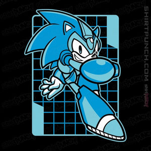 Daily_Deal_Shirts Magnets / 3"x3" / Black Mega Sonic