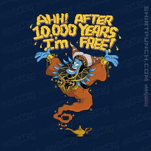 Load image into Gallery viewer, Secret_Shirts Magnets / 3"x3" / Navy Geniepulsa