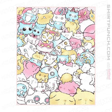 Load image into Gallery viewer, Daily_Deal_Shirts Magnets / 3"x3" / White Pastel Cats