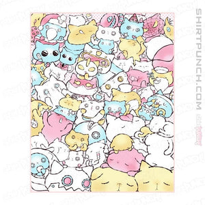 Daily_Deal_Shirts Magnets / 3"x3" / White Pastel Cats