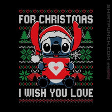 Load image into Gallery viewer, Shirts Magnets / 3"x3" / Black Christmas Love