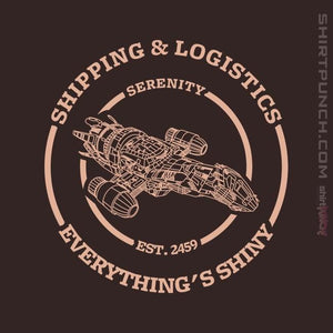 Shirts Magnets / 3"x3" / Dark Chocolate Serenity Shipping And Logistics