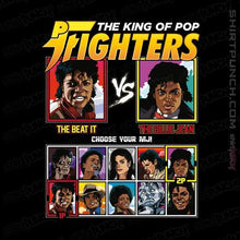 Load image into Gallery viewer, Shirts Magnets / 3"x3" / Black King Of Pop Fighters