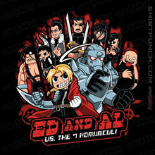 Load image into Gallery viewer, Daily_Deal_Shirts Magnets / 3"x3" / Black Fullmetal Pilgrim