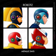 Load image into Gallery viewer, Secret_Shirts Magnets / 3"x3" / Black Robotz Metallic Dayz