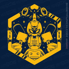 Load image into Gallery viewer, Shirts Magnets / 3"x3" / Navy Kabuto Type Robot