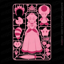 Load image into Gallery viewer, Daily_Deal_Shirts Magnets / 3"x3" / Black Princess Peach Model Sprue