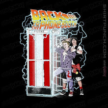 Load image into Gallery viewer, Shirts Magnets / 3"x3" / Black Back to the Phone Booth