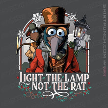 Load image into Gallery viewer, Daily_Deal_Shirts Magnets / 3"x3" / Charcoal Light The Lamp Not the Rat