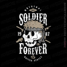 Load image into Gallery viewer, Shirts Magnets / 3&quot;x3&quot; / Black Soldier Forever
