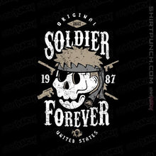Load image into Gallery viewer, Shirts Magnets / 3"x3" / Black Soldier Forever