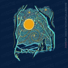 Load image into Gallery viewer, Shirts Magnets / 3"x3" / Navy Starry Dogs