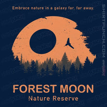 Load image into Gallery viewer, Secret_Shirts Magnets / 3"x3" / Navy Forest Moon Nature Reserve