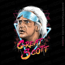 Load image into Gallery viewer, Shirts Magnets / 3"x3" / Black Great Scott