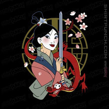 Load image into Gallery viewer, Shirts Magnets / 3"x3" / Black The Warrior Spirit