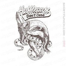 Load image into Gallery viewer, Shirts Magnets / 3"x3" / White Hufflepuff Don't Care