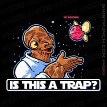 Load image into Gallery viewer, Secret_Shirts Magnets / 3"x3" / Black Is This A Trap?