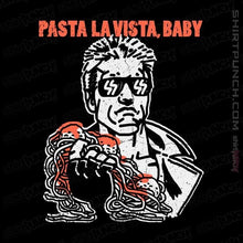 Load image into Gallery viewer, Shirts Magnets / 3"x3" / Black Pasta La Vista