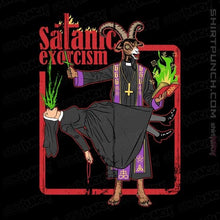 Load image into Gallery viewer, Shirts Magnets / 3"x3" / Black Satanic Exorcism