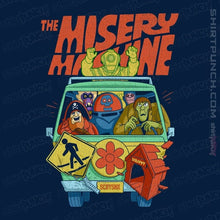 Load image into Gallery viewer, Secret_Shirts Magnets / 3"x3" / Navy Misery Machine