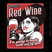 Load image into Gallery viewer, Shirts Magnets / 3"x3" / Black Dimitrescu Wine