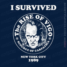 Load image into Gallery viewer, Secret_Shirts Magnets / 3"x3" / Navy Surviving Vigo