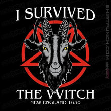 Load image into Gallery viewer, Daily_Deal_Shirts Magnets / 3"x3" / Black I Survived The VVitch