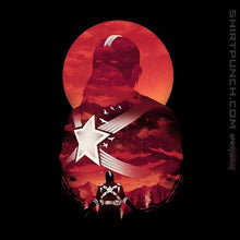 Load image into Gallery viewer, Shirts Magnets / 3"x3" / Black Red Guardian Sun