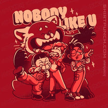 Load image into Gallery viewer, Daily_Deal_Shirts Magnets / 3"x3" / Red Nobody Like U