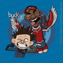 Load image into Gallery viewer, Shirts Magnets / 3"x3" / Sapphire Bucky And Sam
