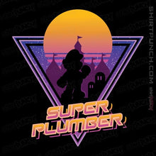 Load image into Gallery viewer, Secret_Shirts Magnets / 3"x3" / Black Super Plumber