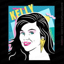 Load image into Gallery viewer, Shirts Magnets / 3"x3" / Black 80s Kelly