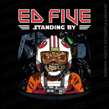 Load image into Gallery viewer, Shirts Magnets / 3"x3" / Black Ed Five Standing By