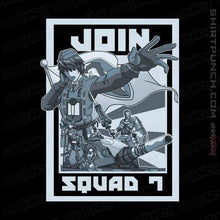 Load image into Gallery viewer, Shirts Magnets / 3"x3" / Black Join Squad 7