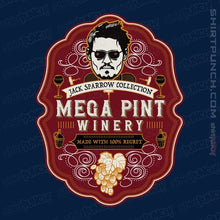 Load image into Gallery viewer, Shirts Magnets / 3"x3" / Navy Mega Pint