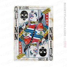 Load image into Gallery viewer, Shirts Magnets / 3"x3" / White Quinn of Clubs