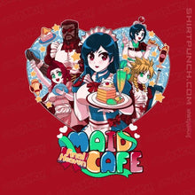 Load image into Gallery viewer, Shirts Magnets / 3&quot;x3&quot; / Red Final Heaven Maid Cafe
