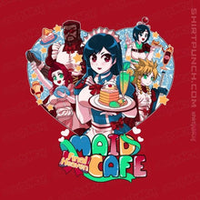 Load image into Gallery viewer, Shirts Magnets / 3"x3" / Red Final Heaven Maid Cafe