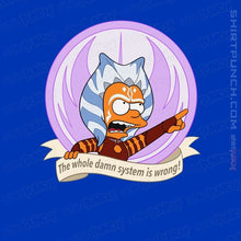 Load image into Gallery viewer, Daily_Deal_Shirts Magnets / 3"x3" / Royal Blue Angry Padawan